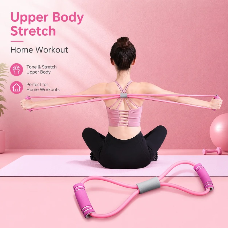 Yoga Fitness At Home - Resistance bands met foam, sport thuis