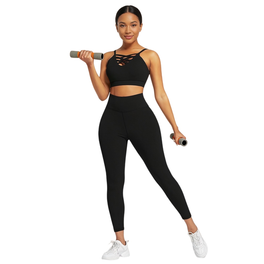Yoga Fitness & Nutrition Llp - 3-delige dames yoga fitness set -