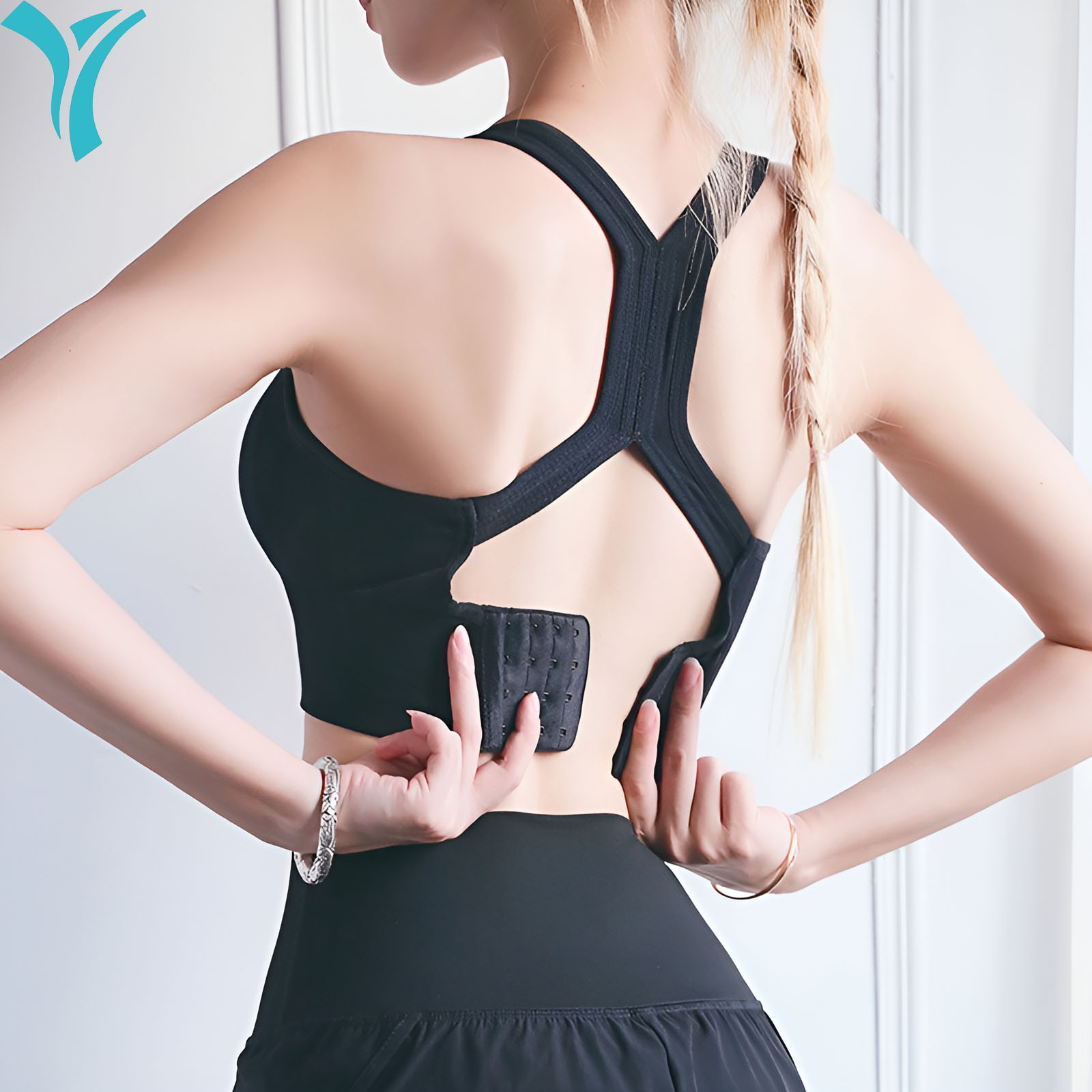 Yoga Fitness Ring - ZHUOHUA sportbeha voor dames, Cross over