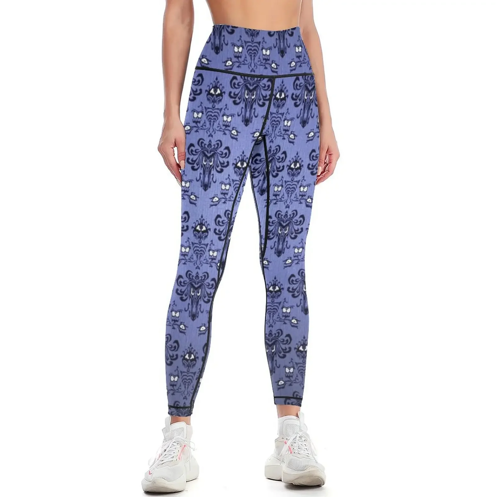 Yoga Fitness Wallpaper - Haunted Mansion Wallpaper Leggings Dames fitness