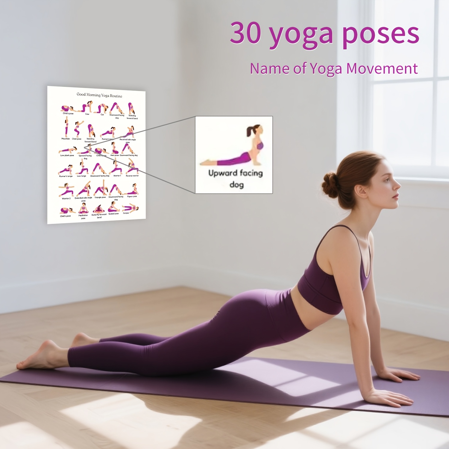 Yoga-oefenposter, wanddecorati - Yoga Fitness Wallpaper recensie en prijs