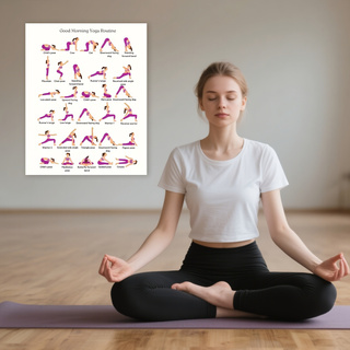 Yoga-oefenposter, wanddecorati - Yoga Fitness Wallpaper recensie en prijs