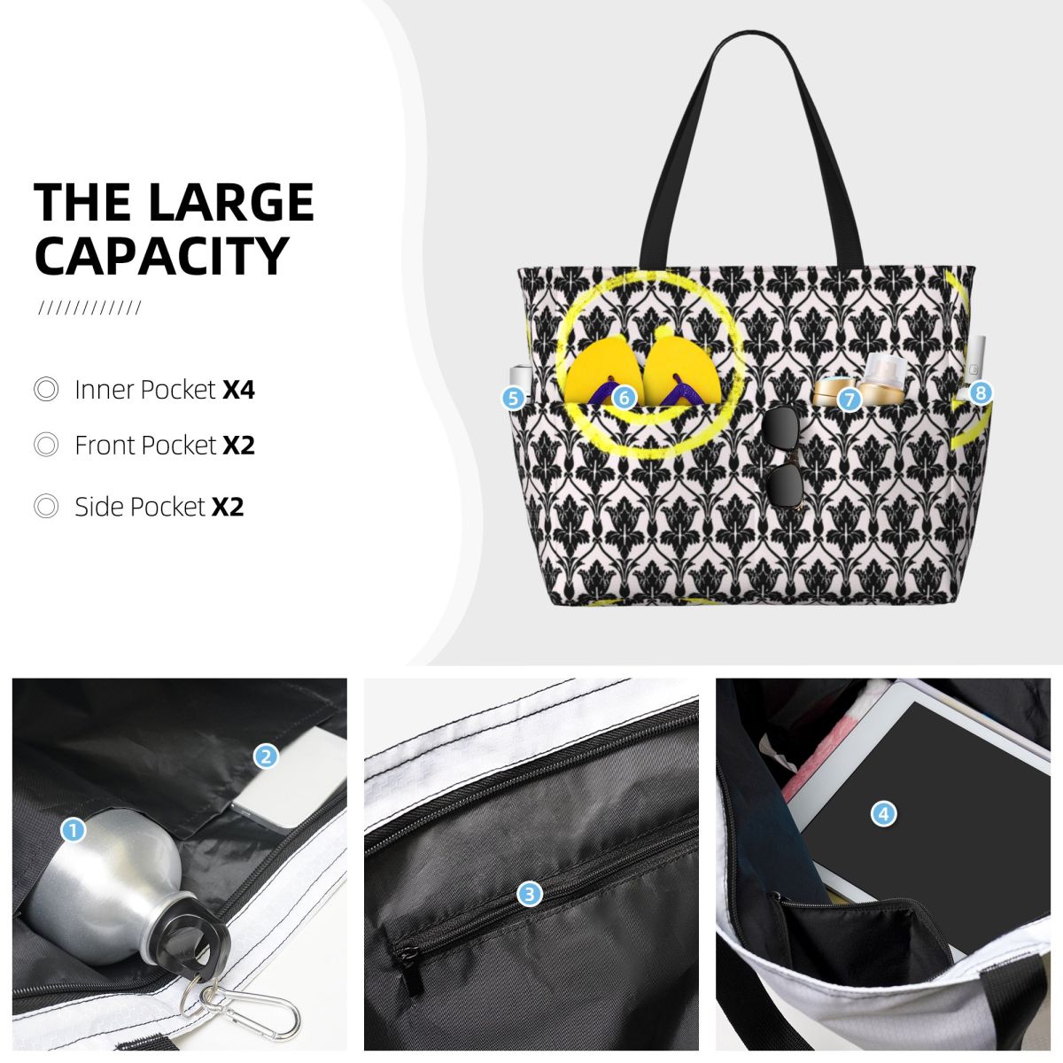 Sherlock Wallpaper Strand Tote - Yoga Fitness Wallpaper recensie en prijs