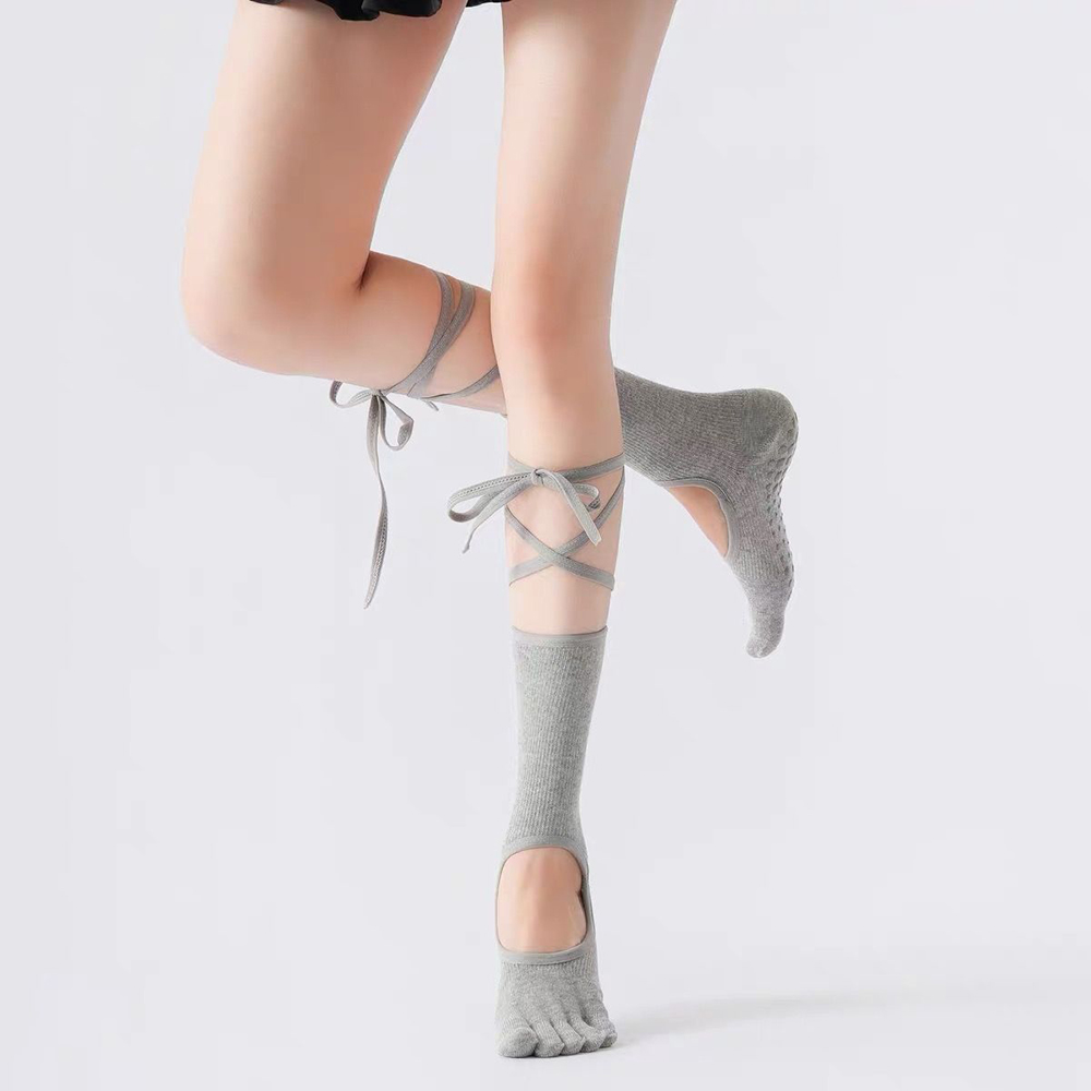 Ballet-yoga-sokken met veters  - Yoga Fitness & Nutrition Llp recensie en prijs