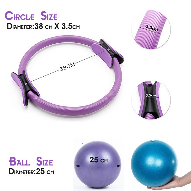 25cm Yoga Pilates Ring Set met - Yoga Fitness Ring recensie en prijs
