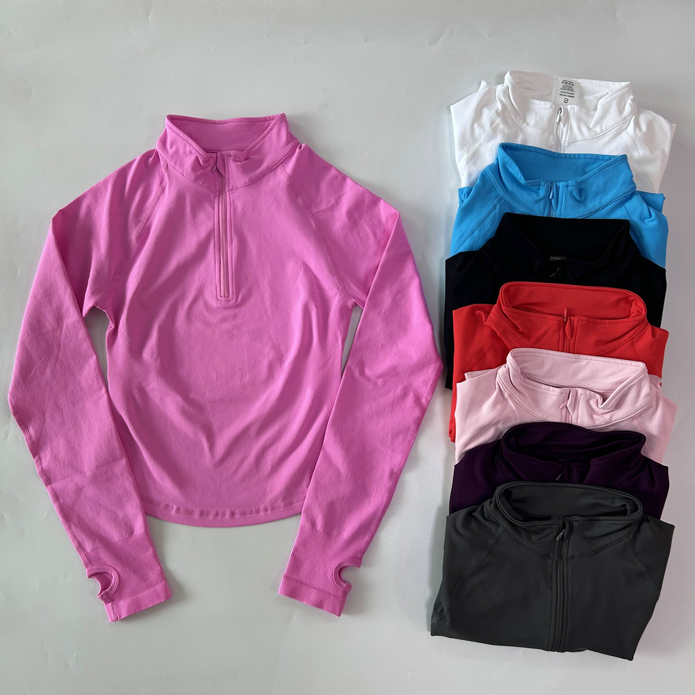 Geen logo yoga-jas met halfrit - Yoga Fitness Jacket recensie en prijs